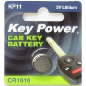Key Power Car Key Fob Battery KP11 CR1616 3V Lithium Cell Watch